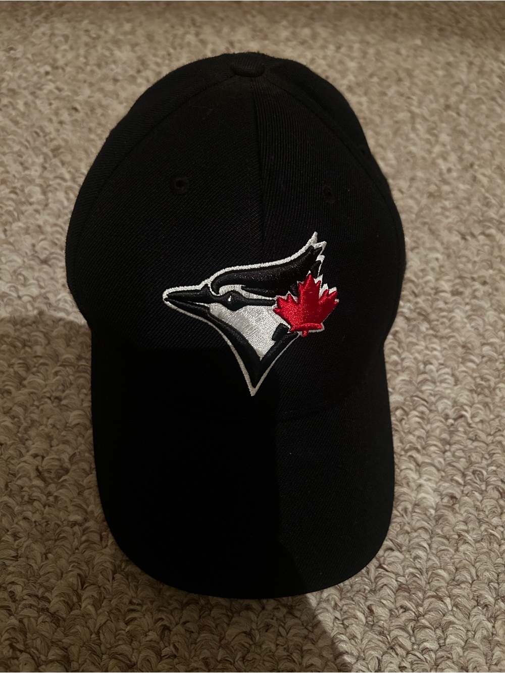 Toronto Blue Jays Black Red Baseball Cap 47 Strapback Hat